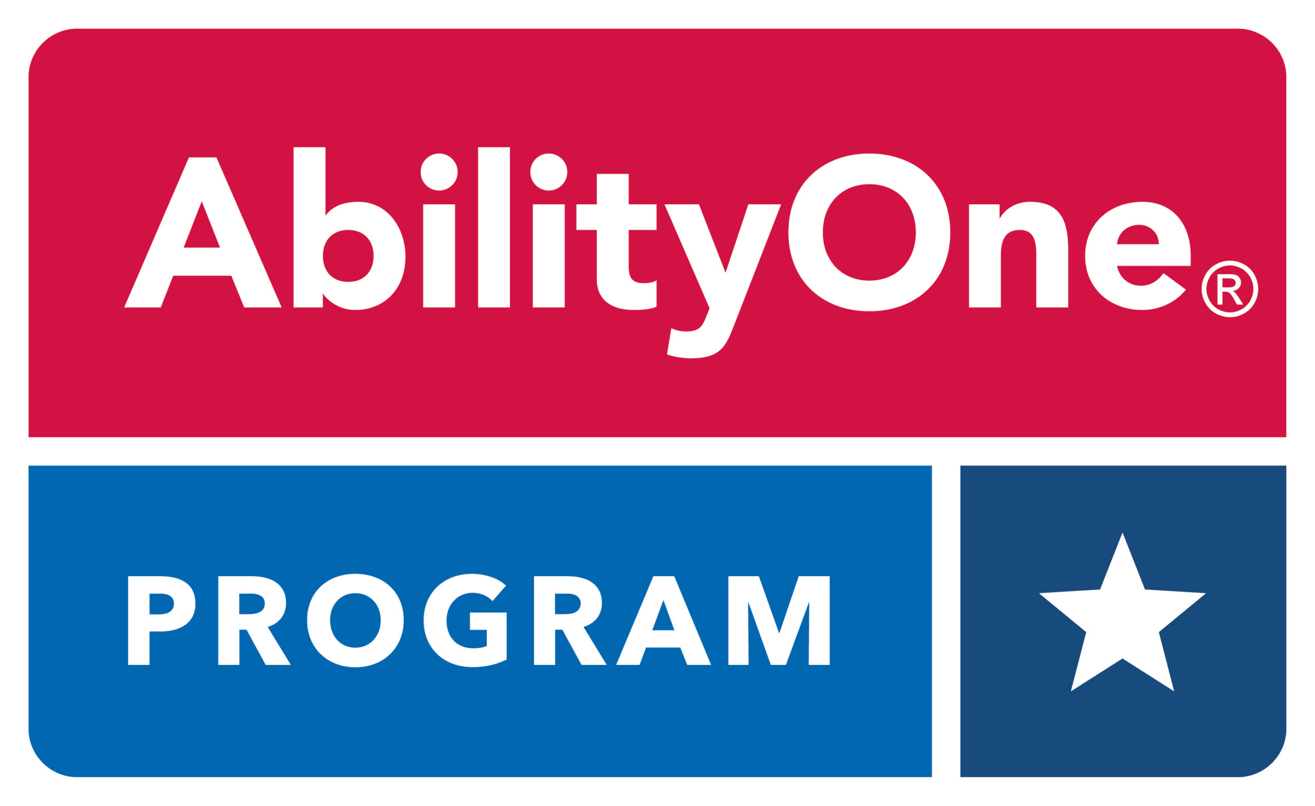 AbilityOne Program blue and red logo